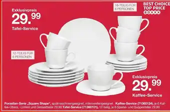 Möbelzentrum Pforzheim Boxxx porzellan-serie „square shape“ Angebot