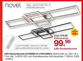 Möbelzentrum Pforzheim Novel led-deckenleuchte Angebot