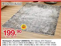 Möbelzentrum Pforzheim Dieter knoll webteppich „poseidon“ Angebot
