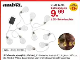 Möbelzentrum Pforzheim Ambia garden led-solarleuchte Angebot