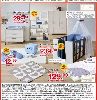 Möbelzentrum Pforzheim Jimmylee babyzimmer Angebot