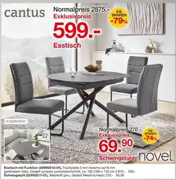 Möbelzentrum Pforzheim Cantus, novel esstisch oder schwingstuhl Angebot