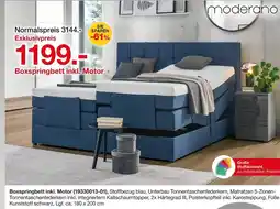 Möbelzentrum Pforzheim Moderano boxspringbett inkl. motor Angebot