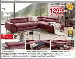 Möbelzentrum Pforzheim Leder-wohnlandschaft (05010034-01) Angebot