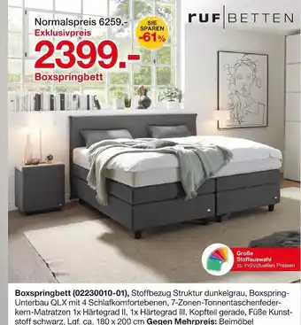 Möbelzentrum Pforzheim Ruf betten boxspringbett Angebot