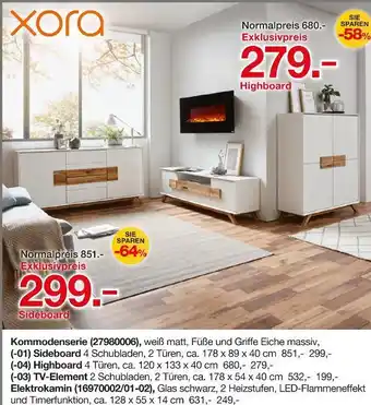 Möbelzentrum Pforzheim Xora kommodenserie Angebot
