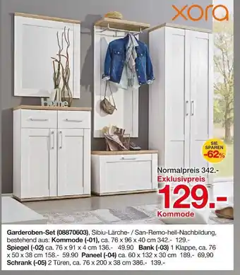 Möbelzentrum Pforzheim Xora garderoben-set Angebot