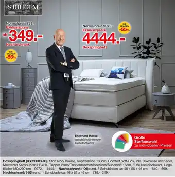 Möbelzentrum Pforzheim Sjöholm boxspringbett Angebot