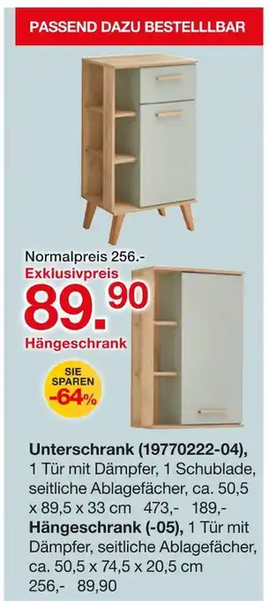 Möbelzentrum Pforzheim Unterschrank oder hängeschrank Angebot