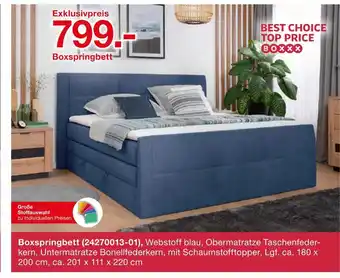 Möbelzentrum Pforzheim Boxspringbett (24270013-01) Angebot
