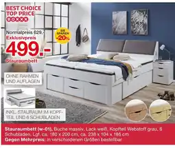 Möbelzentrum Pforzheim Stauraumbett (w-01) Angebot
