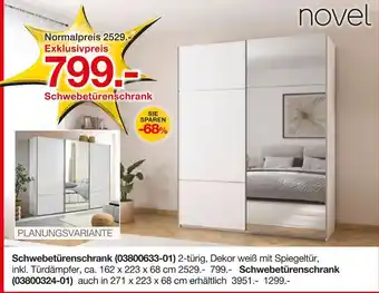 Möbelzentrum Pforzheim Novel schwebetürenschrank Angebot