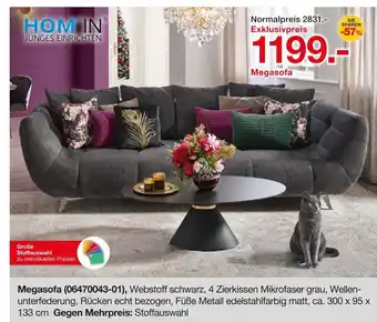 Möbelzentrum Pforzheim Hom'in megasofa Angebot