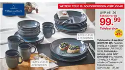Möbelzentrum Pforzheim Villeroy & boch tafelservice „lave gris“ Angebot