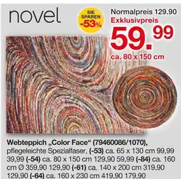 Möbelzentrum Pforzheim Webteppich „color face“ Angebot