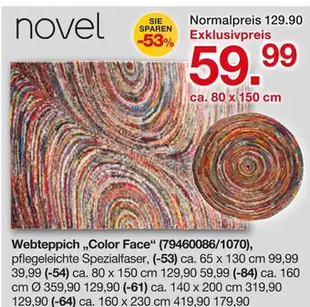 Möbelzentrum Pforzheim Webteppich „color face“ Angebot