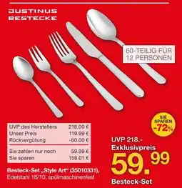 Möbelzentrum Pforzheim Besteck-set „style art“ (35010331) Angebot