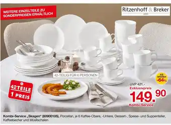 Möbelzentrum Pforzheim Ritzenhoff & breker kombi-service „skagen“ Angebot