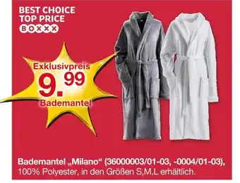 Möbelzentrum Pforzheim Bademantel „milano“ (36000003/01-03, -0004/01-03) Angebot
