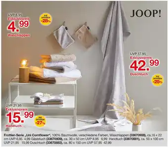 Möbelzentrum Pforzheim Joop! frottier-serie „uni cornflower“ Angebot