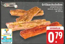 E-Center Meinland edeka grillbauchscheiben Angebot