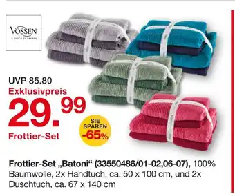 Möbelzentrum Pforzheim Vossen frottier-set „batoni“ Angebot