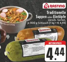 E-Center Rasting traditionelle suppen Angebot