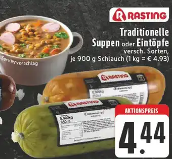 E-Center Rasting traditionelle suppen Angebot