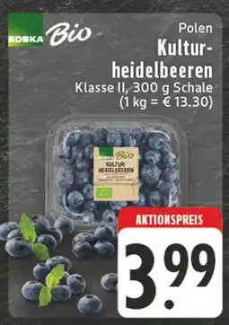 E-Center Edeka bio kulturheidelbeeren Angebot