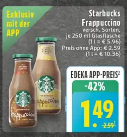 E-Center Starbucks frappuccino creamy coffee Angebot