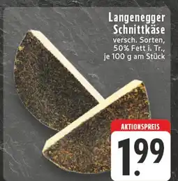 E-Center Langenegger schnittkäse Angebot
