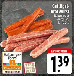 E-Center Geflügelbratwurst natur Angebot