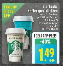 E-Center Starbucks caffè latte Angebot