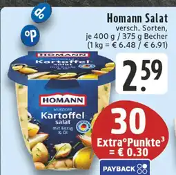 E-Center Homann kartoffelsalat mit essig & öl Angebot