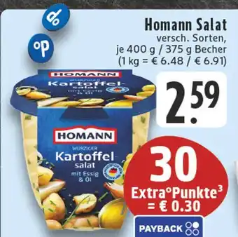 E-Center Homann kartoffelsalat mit essig & öl Angebot