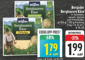 E-Center Bergader bergbauern käse mild-nussig Angebot
