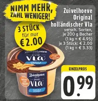 E-Center Zuivelhoeve original holländischer vla Angebot