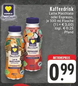 E-Center Edeka herzstücke latte macchiato kaffeedrink Angebot