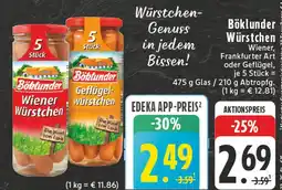 E-Center Böklunder wiener würstchen Angebot