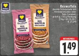 E-Center Edeka herzstücke reiswaffeln himbeer Angebot