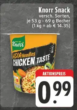 E-Center Knorr asia noodles chicken taste Angebot