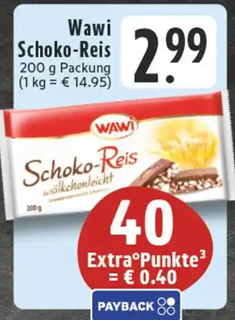 E-Center Wawi schoko-reis Angebot