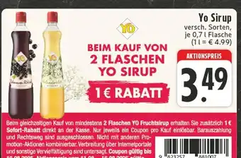 E-Center Yo yo sirup schwarze ribisel Angebot