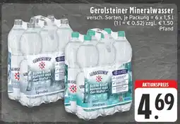 E-Center Gerolsteiner mineralwasser sprudel Angebot