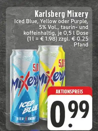 E-Center Karlsberg mixery iced blue Angebot