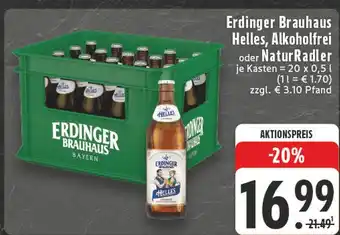 E-Center Erdinger brauhaus helles Angebot