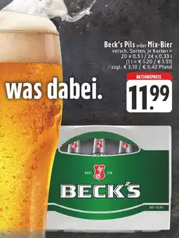 E-Center Beck's beck's pils Angebot