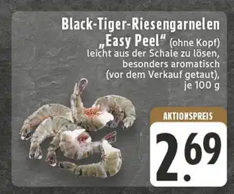 E-Center Black-tiger-riesengarnelen easy peel Angebot