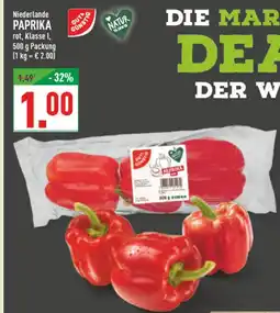 Marktkauf Paprika rot Angebot