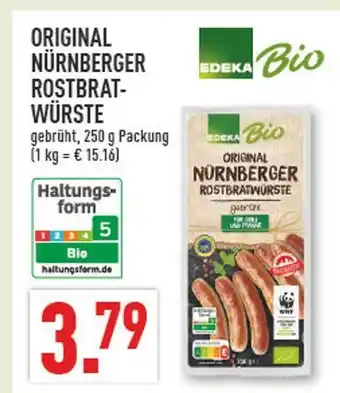 Marktkauf Edeka bio original nürnberger rostbratwürste Angebot
